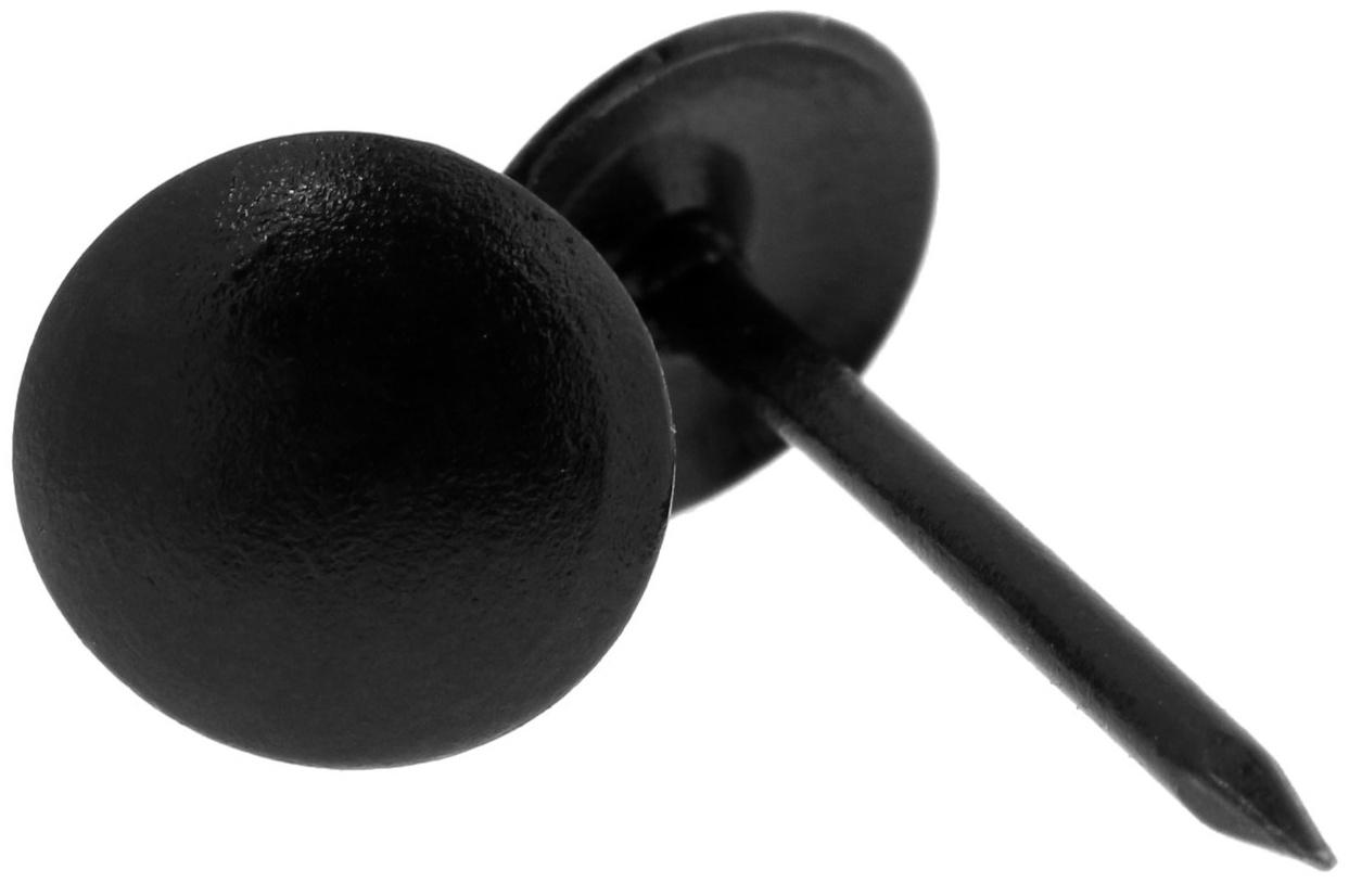 Гвозди ТУНДРА, декоративные, 8х15 мм, черные, 500 шт