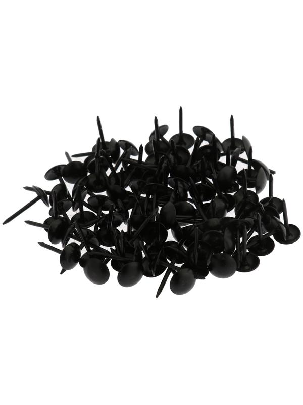 Гвозди ТУНДРА, декоративные, 8х15 мм, черные, 500 шт