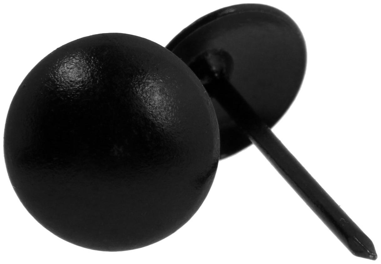 Гвозди ТУНДРА, декоративные, 11х19 мм, черные, 100 шт