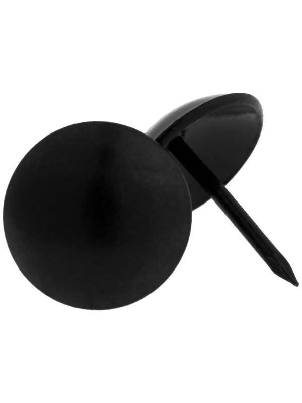 Гвозди ТУНДРА, декоративные, 19х22 мм, черные, 200 шт