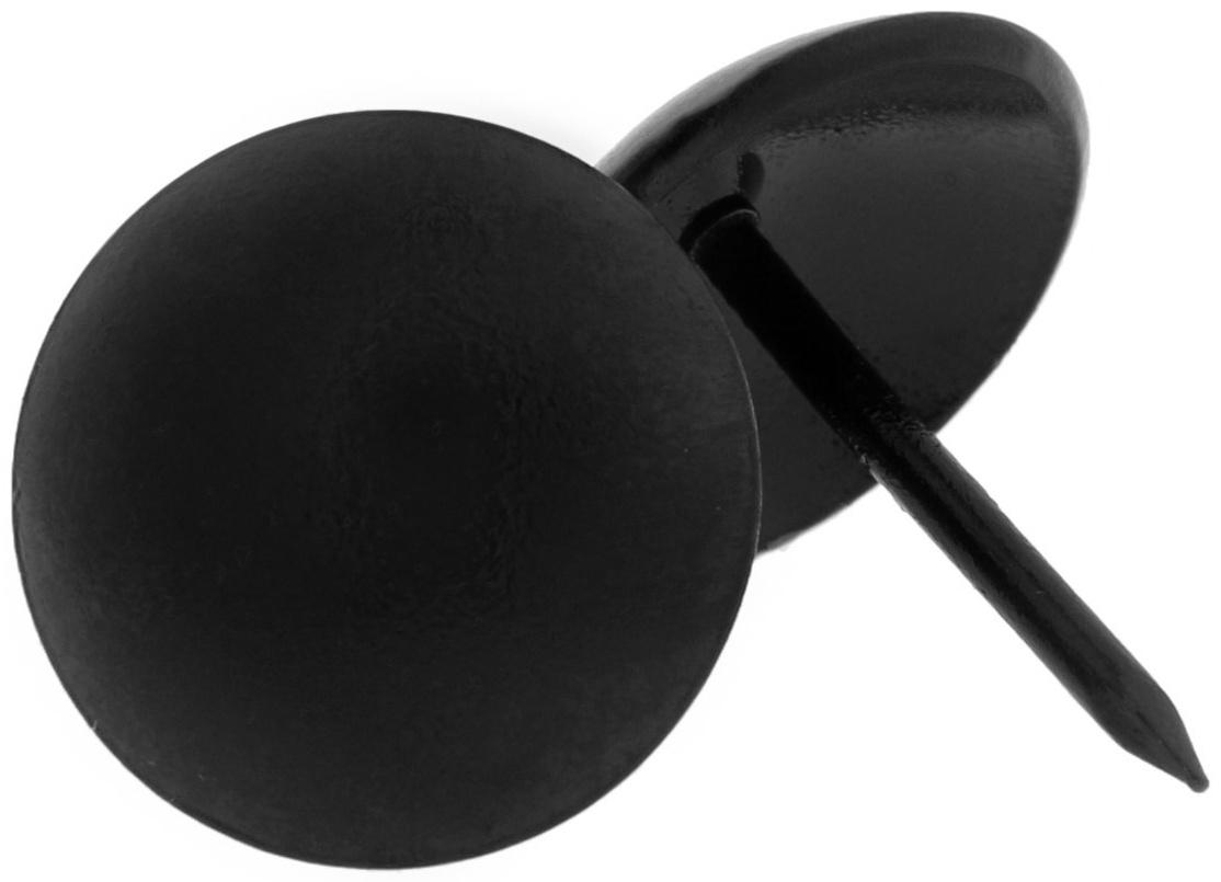 Гвозди ТУНДРА, декоративные, 19х22 мм, черные, 50 шт