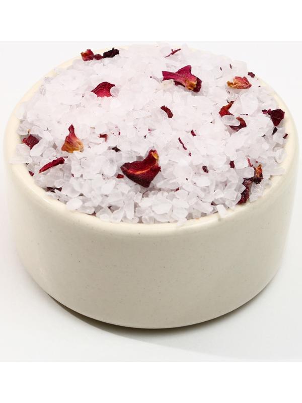 Cоль для ванны с лепестками роз «Bath salt», 150 г, ЧИСТОЕ СЧАСТЬЕ