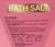 Cоль для ванны «Bath Salt», 200 г, аромат роза, ЧИСТОЕ СЧАСТЬЕ