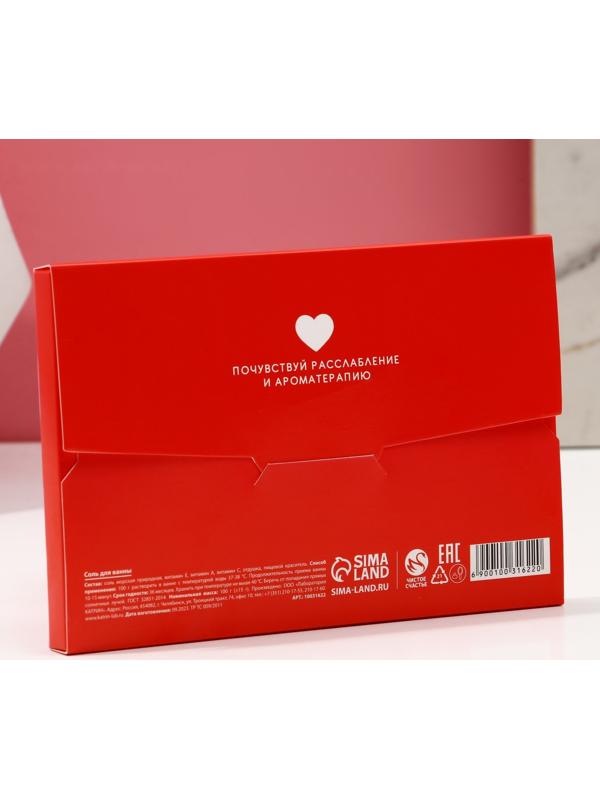 Cоль для ванны «Bath Salt», 100 г, аромат ванильное мороженое, ЧИСТОЕ СЧАСТЬЕ