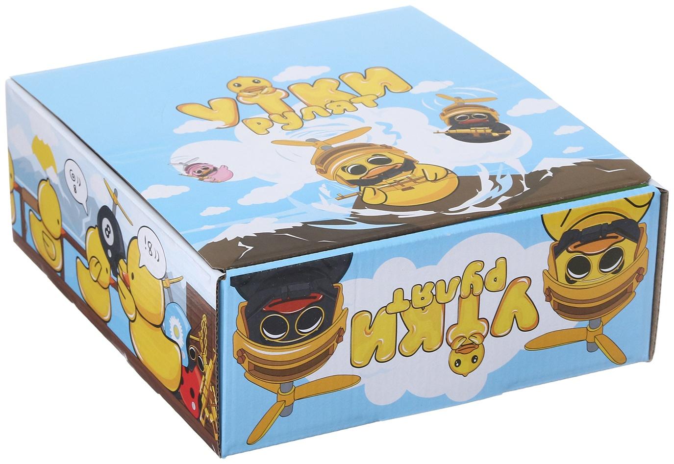 Утка с пропеллером на панель авто с пищалкой, набор 9 шт