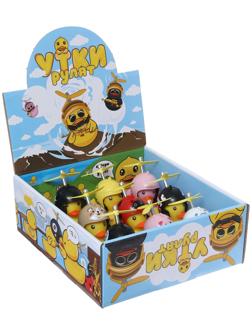 Утка с пропеллером на панель авто с пищалкой, набор 9 шт