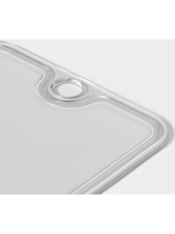 Доска разделочная, 21×33 см, цвет прозрачный