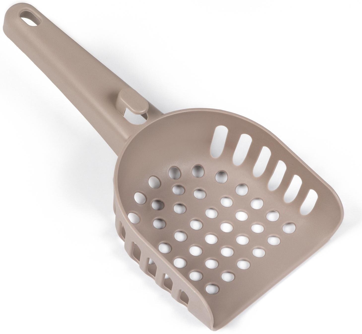 Совок для кошачьего туалета 23 x11 x 5,5, коричневый