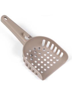 Совок для кошачьего туалета 23 x11 x 5,5, коричневый