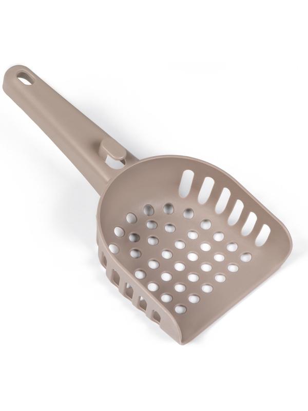 Совок для кошачьего туалета 23 x11 x 5,5, коричневый