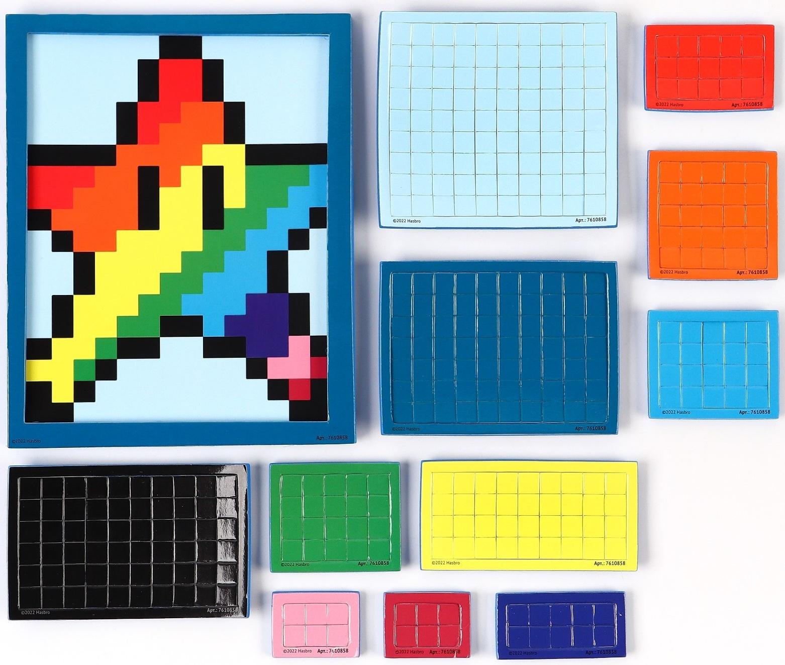 Набор мозаек 3 в 1 , Авквамозайка, Темпомозайка и Ева , My little pony