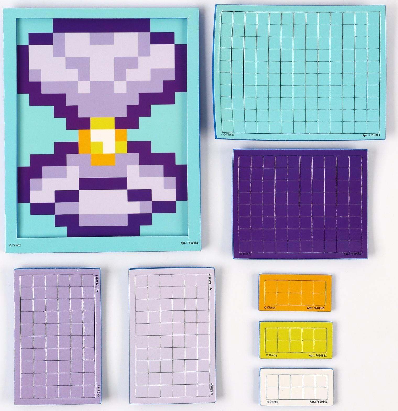 Набор мозаек 3 в 1 , Авквамозайка, Темпомозайка и ЕВА , Принцессы