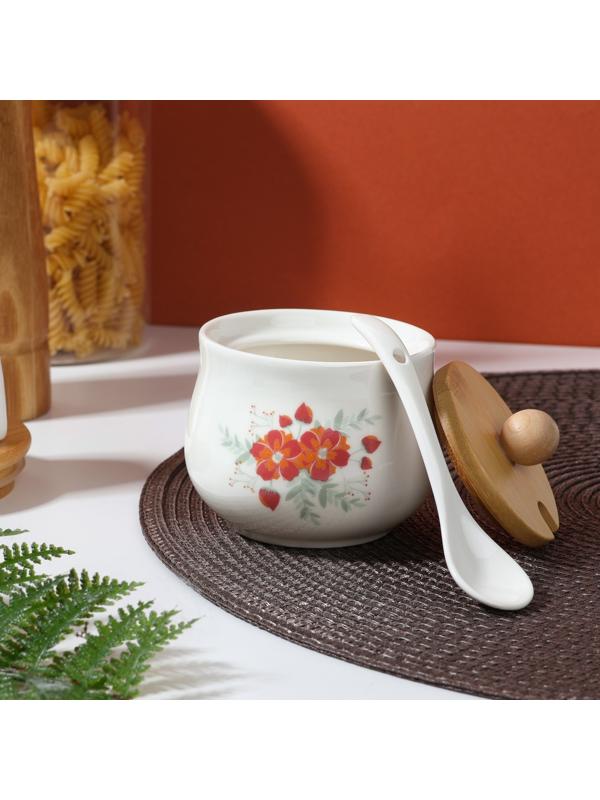 Сахарница «Цветы», 230 мл