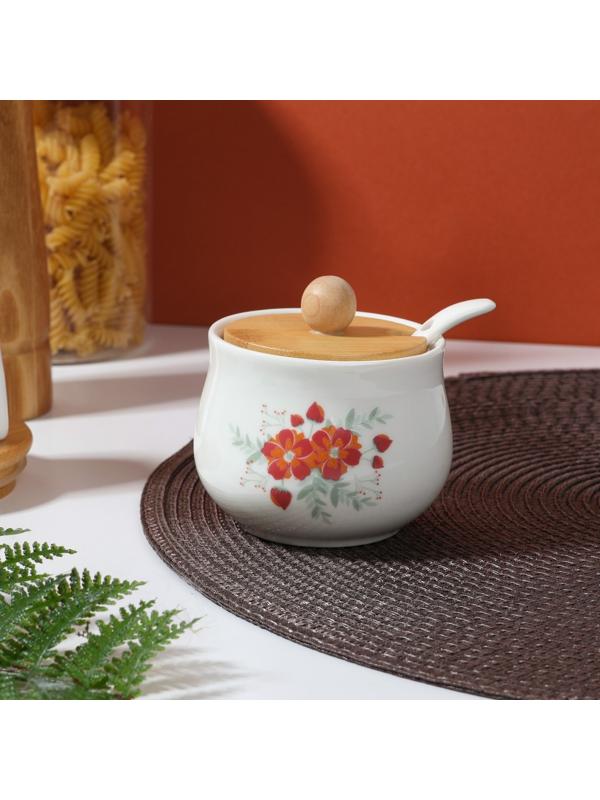 Сахарница «Цветы», 230 мл