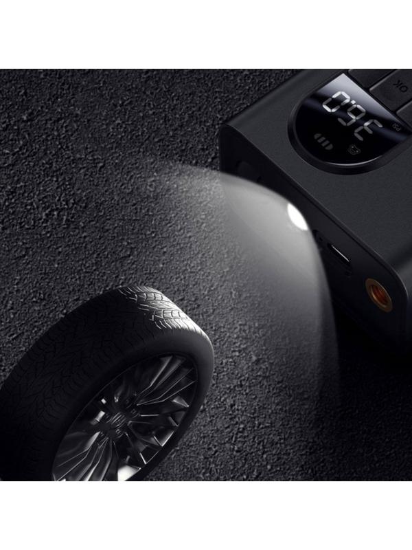 Автомобильный компрессор Baseus Energy Source Inflator Pump, 54Вт, 2400 мАч,фонарик, дисплей