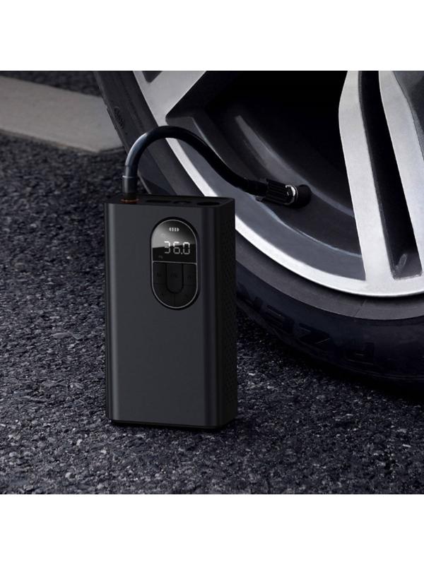 Автомобильный компрессор Baseus Energy Source Inflator Pump, 54Вт, 2400 мАч,фонарик, дисплей