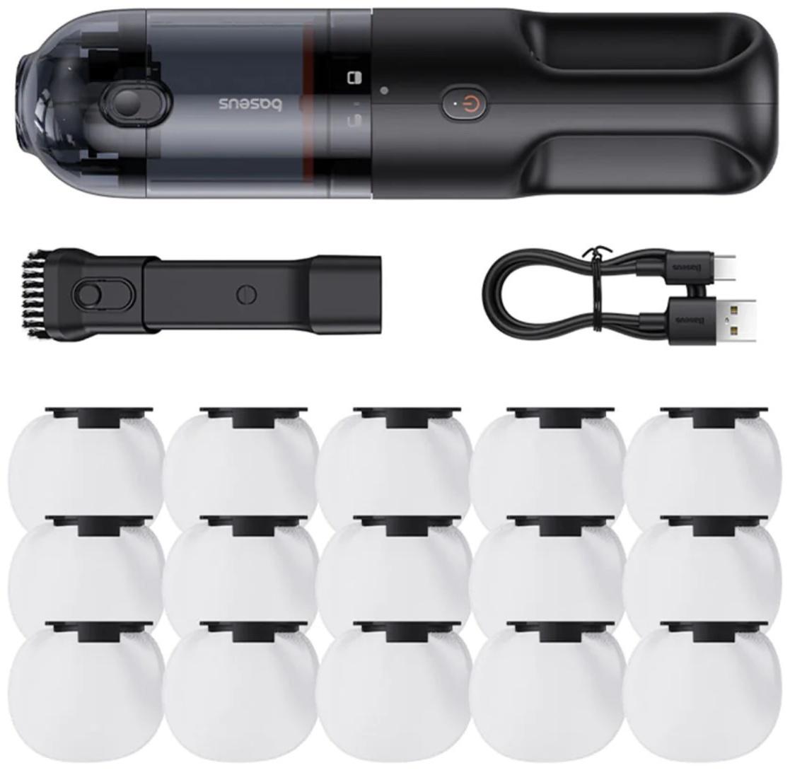 Автомобильный пылесос Baseus AP01, 6000 мАч, чёрный