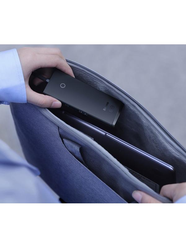 Адаптер-разветвитель (HUB) Baseus, USB - 4хUSB 3.0, 0.25 см, чёрный