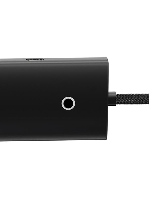Адаптер-разветвитель (HUB) Baseus, USB - 4хUSB 3.0, 0.25 см, чёрный