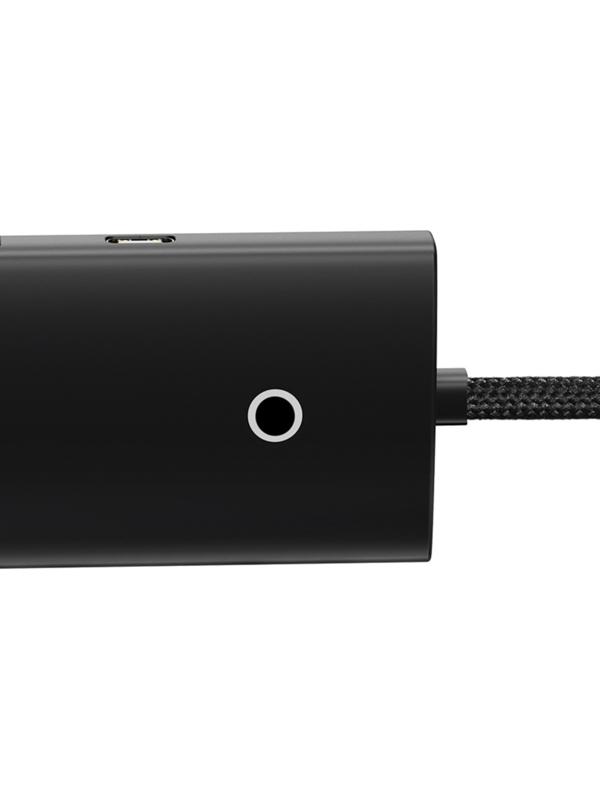 Адаптер-разветвитель (HUB) Baseus, Type-C - 4хUSB 3.0, 0.25 см, чёрный