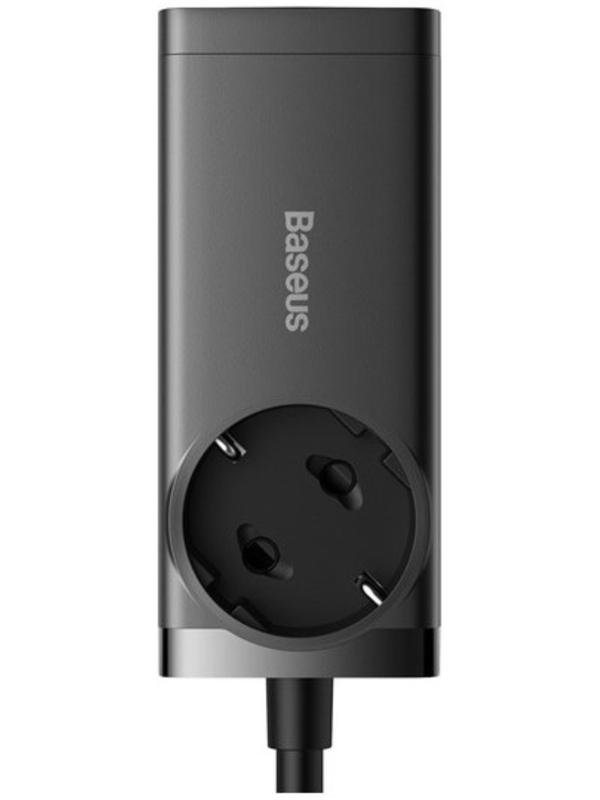 Зарядная станция Baseus PowerCombo, GAC+2U+2C 65W + Type-C-Type-C, PD, 100W, 1 м, чёрная