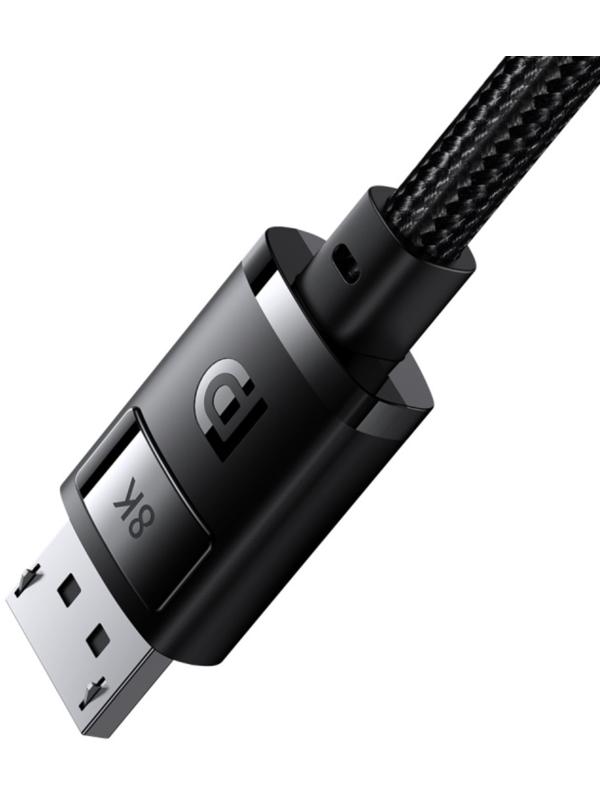 Кабель видео Baseus, HDMI(m)-HDMI(m), 8KHDMI  - 8KHDMI, 8K@60Hz, 1 м, черный