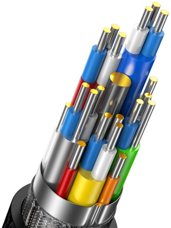 Кабель видео Baseus, HDMI(m)-HDMI(m), 8KHDMI  - 8KHDMI, 8K@60Hz, 1 м, черный