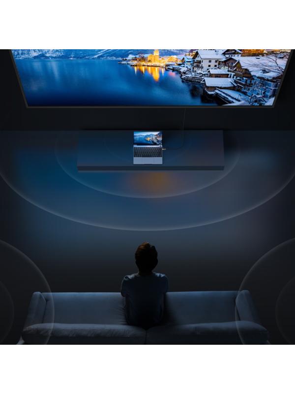 Кабель видео Baseus, HDMI(m)-HDMI(m), 8KHDMI  - 8KHDMI, 8K@60Hz, 2 м, черный