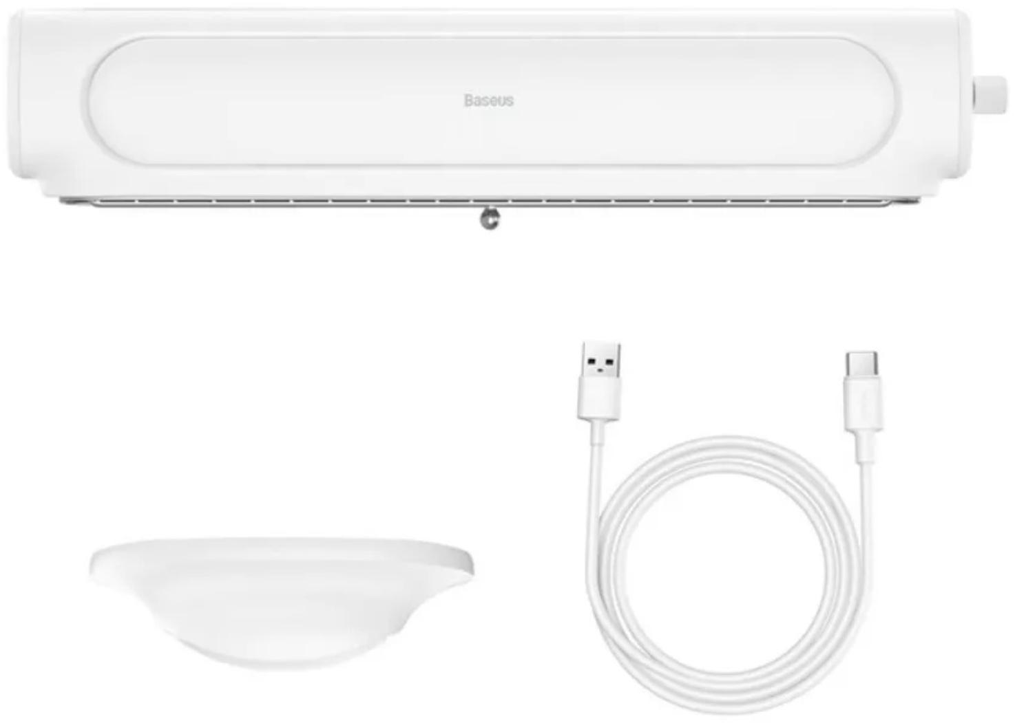 Настольный вентилятор Baseus Refreshing Monitor C lip-On & Stand-Up Desk Fan, белый