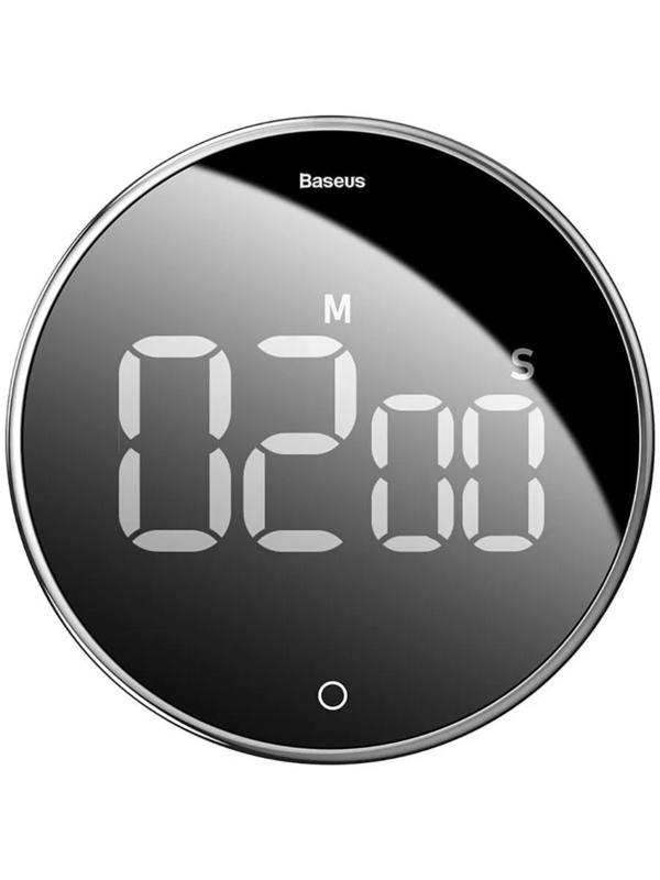 Таймер Baseus Heyo Rotation Countdown Timer, от 3ААА не в компл, чёрный