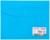 Папка-конверт на липучке А4, 180 мкр, с расширением, карман для визиток, МИКС