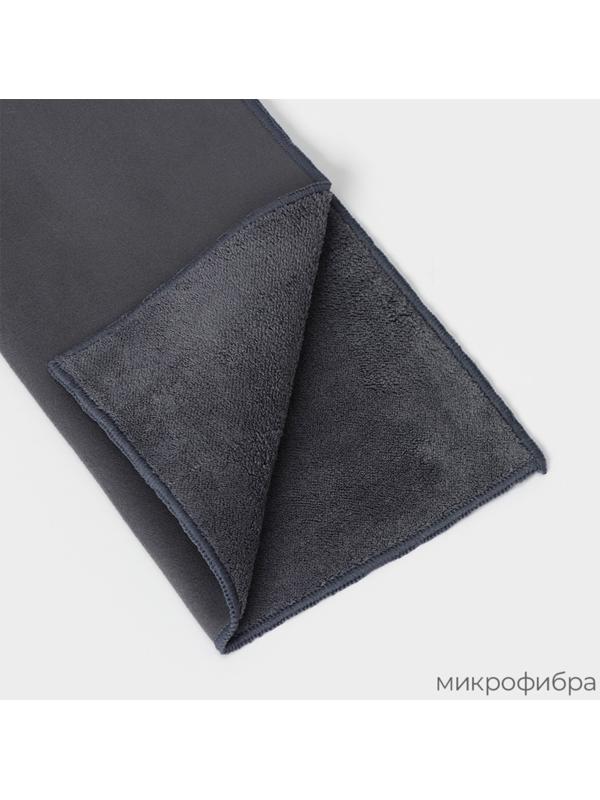 Салфетка для уборки Raccoon «Суперплотная профи», 30×40 см, плотность 500 гр, микрофибра, цвет серый