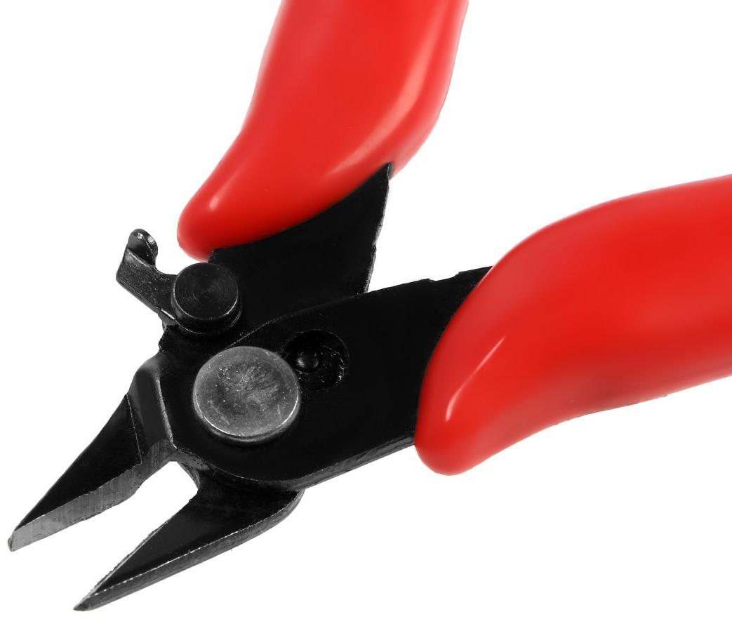 Бокорезы для электроники ЛОМ mini, пластиковые рукоятки, 90 мм