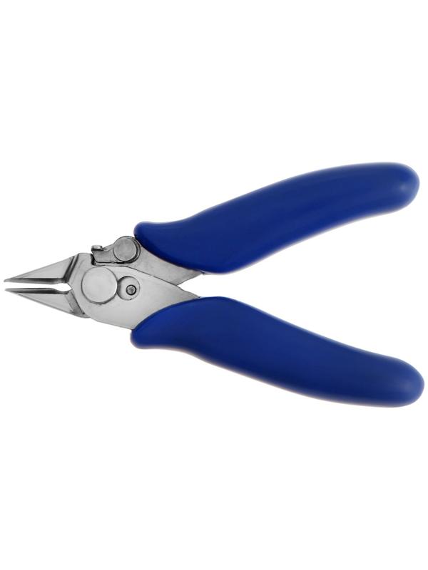 Бокорезы для электроники ТУНДРА mini, нержавеющая сталь, пластиковые рукоятки, 90 мм