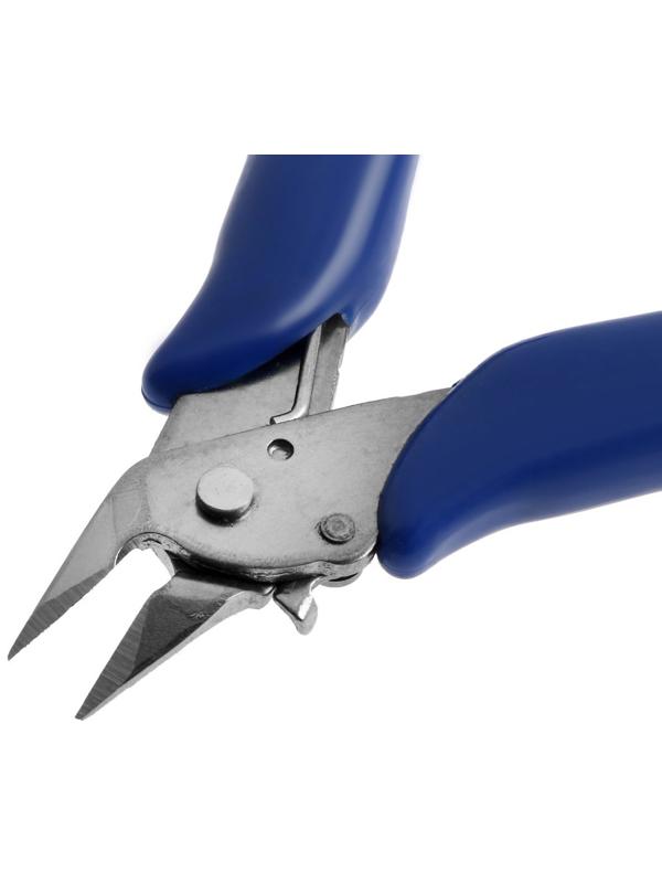 Бокорезы для электроники ТУНДРА mini, нержавеющая сталь, пластиковые рукоятки, 90 мм