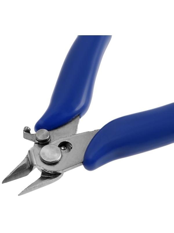 Бокорезы для электроники ТУНДРА mini, нержавеющая сталь, пластиковые рукоятки, 90 мм