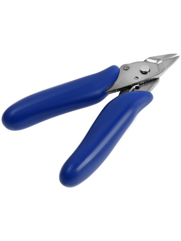 Бокорезы для электроники ТУНДРА mini, нержавеющая сталь, пластиковые рукоятки, 90 мм