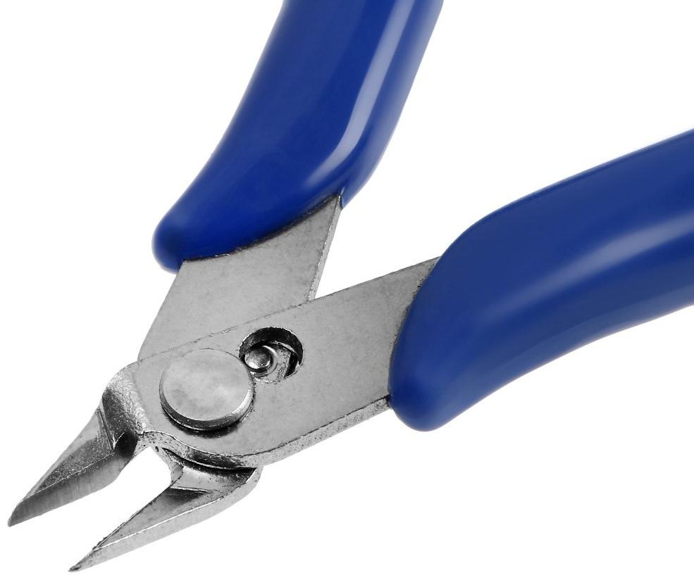 Бокорезы для электроники ТУНДРА mini, нержавеющая сталь, пластиковые рукоятки, 130 мм