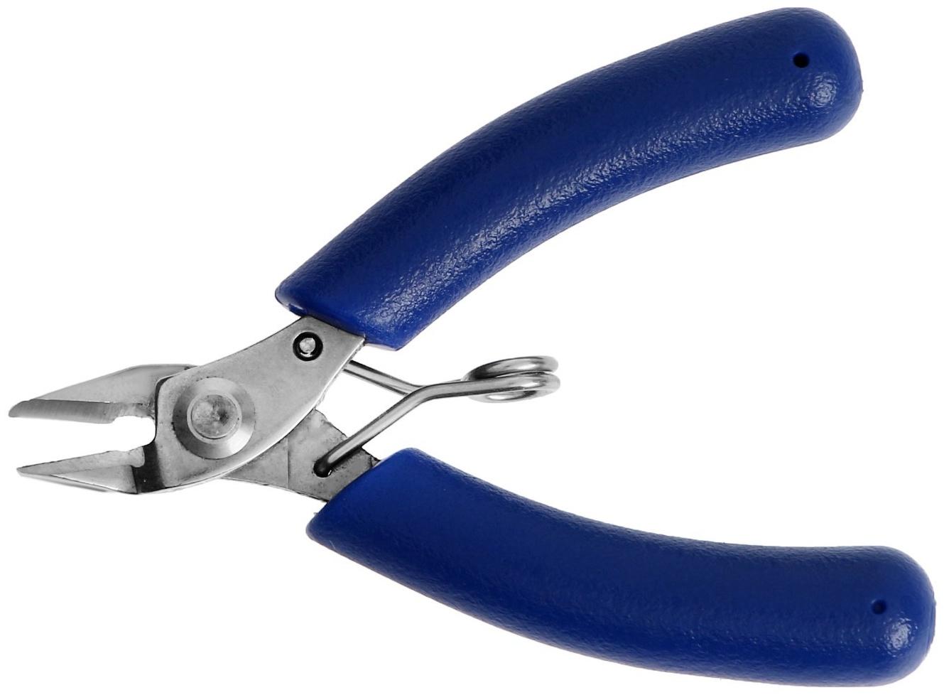 Бокорезы для электроники ТУНДРА mini, нерж. сталь 40Х13, противоскользящие рукоятки, 90 мм