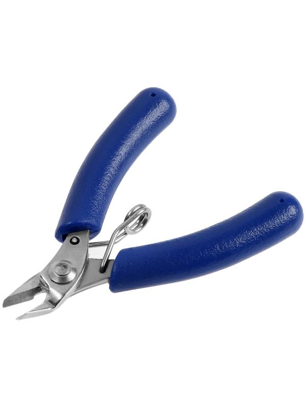 Бокорезы для электроники ТУНДРА mini, нерж. сталь 40Х13, противоскользящие рукоятки, 90 мм