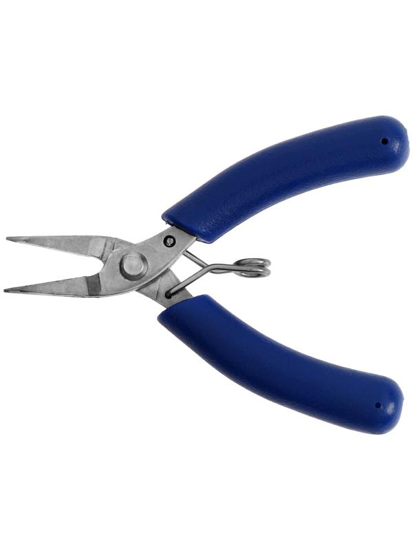 Длинногубцы ТУНДРА mini, нержавеющая сталь 40Х13, противоскользящие рукоятки, 90 мм