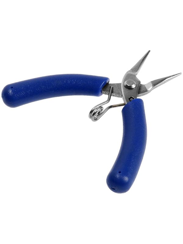 Круглогубцы ТУНДРА mini, нержавеющая сталь 40Х13, противоскользящие рукоятки, 90 мм