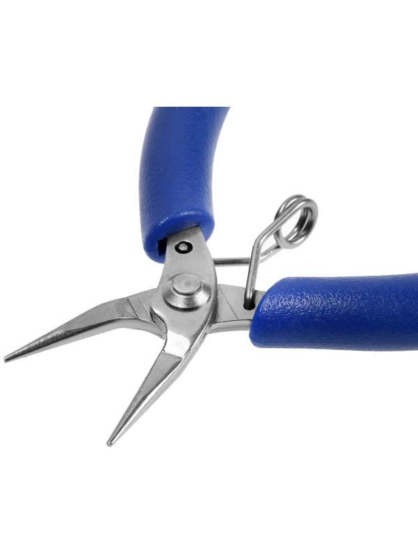 Круглогубцы ТУНДРА mini, нержавеющая сталь 40Х13, противоскользящие рукоятки, 90 мм