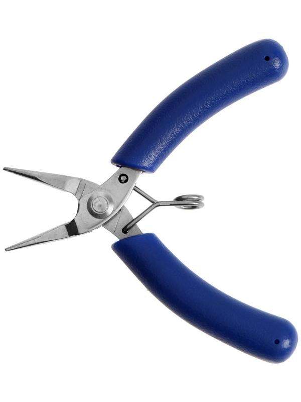 Круглогубцы ТУНДРА mini, нержавеющая сталь 40Х13, противоскользящие рукоятки, 90 мм