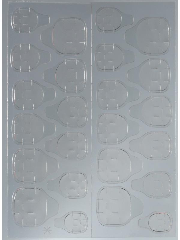 Накладные ногти «Бордо», 24 шт, клеевые пластины, форма миндаль, цвет матовый бордовый