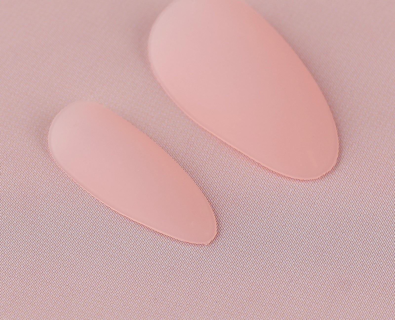 Накладные ногти «Естественные», 24 шт, клеевые пластины, форма миндаль, цвет матовый светло-бежевый