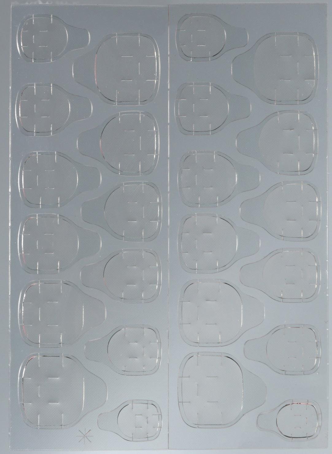 Накладные ногти «Естественные», 24 шт, клеевые пластины, форма миндаль, цвет матовый светло-бежевый