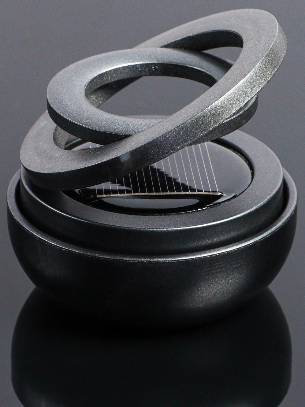 Аксессуар на панель с ароматизатором, гравитационные кольца, вращается от солнца, планета, черный