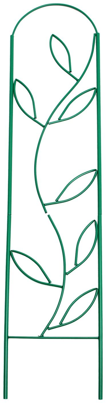 Шпалера, 173 × 78 × 1 см, металл, зелёная, «Декоративная. Стебель»