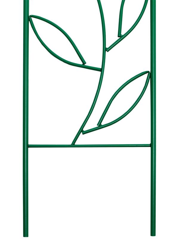 Шпалера, 173 × 78 × 1 см, металл, зелёная, «Декоративная. Стебель»